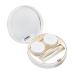 Homsfou 2 STK contact lens container solution carrier bag case holder travel container eye contact case lens container portable lentil container marble storage box container travel
