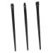 WOONEKY 3pcs Eyeliner Brush Eyebrow Brush Realistic Eyebrow Brush Eye Liner Brush Female Black