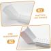 2pcs grinding head storage box nail storage organizer nail drill bits organizer nail drill bits holder nail bit nail art tools drill bit holder white plastic Storage rack manicure 8x7.2cm White - Buy Online on GoSupps.com