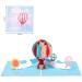 Toyvian 4 Pcs Hot Air Balloon Card Valentines Day Card Celebration Card Fathers Day Card Party Card Birthday Card Christmas Card Wedding Cards Anniversary Card 3d Halloween South Korea - Buy Online on GoSupps.com
