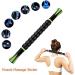 Premium Black Massage Roller & Stick for Sore Muscles Relief | International Shipping - Buy Online on GoSupps.com