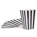 TIDTALEO 24pcs Boxes Popcorn Containers Popcorn Boxes for Movie Theater Party Snacks Popcorn Cups Reusable Monochrome Stripe Cups Popcorn Cartons European and American Chicken Popcorn Box