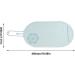 Makeup Cleaning Mat Gentle Silicone Makeup Brush Cleanser Multifunctional Cosmetic Brush Scrubber Mat Pad Effective Cosmetic Cleaning Pads blue - Buy Online on GoSupps.com