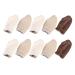 Healeved 5 Pairs Leather Thimble Cowhide Elastic Wool Felt