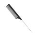 Professional Carbon Steel Tail Comb with Metal Pick | Anti Static Black Styling Comb | Fine Teeth for Teasing & Styling | Heat Resistant | 1 Pack - Buy Online on GoSupps.com