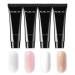 Alexnailart 4 colors 30 ml nail crystal extension gel kit gel UV nail improvement builder acrylic extension nail art manicure tool 4 pieces