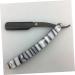 Angoily 2-St Safe Steel Razor for Men - Metal Straight Hairdresser Knife for Precision Grooming - Buy Online on GoSupps.com