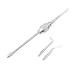 IKSVMSIS Dental Kronen remover automatic bridging remover dentistry crown remover made of stainless steel with 3 tips removal of dentist dentist laboratory devices for dental