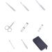 Nail Sets Nail Care Black Rectangle Manicure Set Household Stainless Steel Ear Pick Nail Manicure Tool Travel Carrying Bag (8-Piece Set) Nail Clippers - Buy Online on GoSupps.com