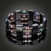 Dual Layers Magnetic Hematite Bracelet Health Care Bangle Wrap Multicolors Unisex Bracelet 55mm Diameter for Men Women - Buy Online on GoSupps.com