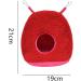NA 1Pcs Plush Parrots Hanging Nest Bird Nest Bed Plush Bird Hut Berber Fleece Hammock Swing Bed Cave Warm Soft Plush Hammock Hanging Cage Tent for Pet Bird M - Buy Online on GoSupps.com