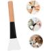 Set of 3 brushes face brushes for cosmetic spatula make-up brush beautiful tool applicator for applicator tool care applicator brush wood 12.20X3.20X1.10CM As Shown - Buy Online on GoSupps.com