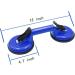Glass Lifting Suction Cups - Heavy Duty Aluminum Alloy Handle - for Large Glass/Floor Gaps - Tile Lifter/Mirror Window/Windshield Tool - Blue - Buy Online on GoSupps.com