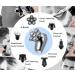 6 in 1 Multifunction Rechargeable Electric Shaver for Men - Low Noise 6D Floating Heads Head Shaver - Premium Silver Edition with Box - Buy Online on GoSupps.com