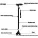 3-in-1 Crutches Detachable base crutch aluminum alloy cane with LED light Walking Canes Elderly Non-slip Walker Interesting Selfless dedication - Buy Online on GoSupps.com