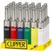 Clipper Reusable Lighter Minitube Refillable Lighters Solid Colors Collection Display of 24 Units (6 Colors) Variety of Styles Available Premium Quality Unique Packing Tool Everyday Use - Buy Online on GoSupps.com