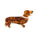 Dog Shaped Hair Clip - Adorable Hair Catch Barrette Funky Dachshund Hair Claw | Non Slip Hair Catch Barrette Cellulose Acetate Hair Clips Animal Barrettes for Woman Straight Curly Hairs