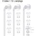JIAHAO 3 x Universal Sound Tube + 9 x Ear Plugs/eartips/Domes for BTE Hearing Aids+1x Battery Changing Metal Loop - Buy Online on GoSupps.com