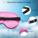 Kids Silk Sleep Mask Set - 4 Pack Adjustable Eye Masks for Sleeping and Travel - Purple, Pink, Sky Blue, Taro - Buy Online on GoSupps.com
