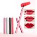 PrettyAimee Dual End Professional Lip Brush Concealer Brushes Retractable Lipstick Foundation Makeup Brush Tool Applicators Set For Women and Girls (Red) - Buy Online on GoSupps.com