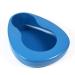Bedpan Firm Thick Stable Plastic Bedpan Heavy Duty Smooth Contoured for Paralysis & Bedridden People