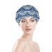 Moslion Japanese Asian Geometric Pattern Shower Cap - Reusable Double Layer Hair Bath Cap for Stylish Protection - Floral Shower Hat - Buy Online on GoSupps.com
