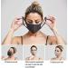 Value Pack 3PC All Black Slim Sponge Filter Face Mask | Powerlap Pro | Cover Face to V Shape - Light & Breathable Comfort | Reusable Washable | For Home use General Protect Black Slim (Fma130ca) - Buy Online on GoSupps.com