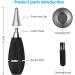 TOUCHBeauty Electric Ear Nose Hair Trimmer for Men | Painless Hair Removal Smart Sensor Rechargeable Ideal Gift - Buy Online on GoSupps.com