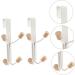 Baluue 2pcs Door Hook Hanger Wall Mount Clothing Rack Towel Door Back Hooks On The Door Bedroom Door - Buy Online on GoSupps.com