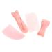 TOVINANNA 12 STK Tools for the scraping of stones resin tools Face kit beauty face Hand massager body roll gua-sha artificial beeswax tablets scratch meridian pink