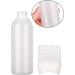 UNVOJL Hair Dye Brush & Shampoo Bottle Set - 2 Piece Hair Dyeing Tools in White - Buy Online on GoSupps.com
