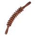 Alouweekuky fascia roll wood massage roller wood curved stylus fascia rod massage scooters for muscle relaxation gua-sha massage anti-cellulite
