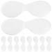 Patchs Yeux en Coton Pur Maillage Double 100 Feuilles de Papier Non Tiss pour Masque Oculaire Hydratant Diy Film pour Soin du Contour des Yeux Usage Domicile et Respirant