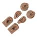 Silicone Human Ear Model 3 Pair - Dark Skin Color - High Simulation Elastic Model - Hand Crafted - Reusable for Display Props and Earrings - Buy Online on GoSupps.com