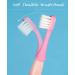 6 Pack Kids Toothbrush - Extra Soft Bristles, Little Mushroom Design - 1-3 Years - Pink, Yellow, Blue - 6 Count - Buy Online on GoSupps.com
