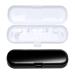 Sitarcmin 2 pieces of electric toothbrush travel case portable electric toothbrush box travel case for electrical toothbrush toothbrushes etui for trip outdoor (black & white)