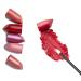 AKOAK 50 Pcs Disposable Lipstick Brush Set - Portable Gold Lip Gloss & Eyeshadow Applicators for Perfect Makeup - Buy Online on GoSupps.com