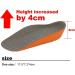 Mobori Height Increase Insoles for Men & Women - Arch Support Shock Absorption Comfortable Half Inserts - Buy Online on GoSupps.com
