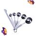 Zerodeko 6pcs Salt Measuring Mugs Handle Measuring Spoons & Cups Ingredient Jars Baking Measuring Spoon Coffee Measuring Liquid Measuring Cups Soup Serving Spoons Measure Coffee Spoon Scale 14.2*4.6CM Silver - Buy Online on GoSupps.com