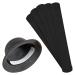 Lot de 10 bonnets de golf jetables avec doublure anti-transpiration pour sports de plein air Noir
