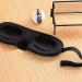 BE SAFE Forever Silk Sleeping Face Eye Mask - Travel Blindfold for Men & Women - Comfortable Black Sleep Eye Cover - Buy Online on GoSupps.com