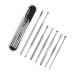 ERINGOGO 7pcs Professional Ear Cleaning Kit Ear Wax Removal Tools Replacement Tips Wax Picker Care Supplies