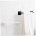 Mikikit 3pcs Single Towel Bar Towels Coat Hangers Towel Rack Frame Hangers Hand Towel Holder Plate Rack Rag Blackx3pcs mediumx3pcs - Buy Online on GoSupps.com