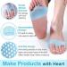 Medium-Footed Upholstery Gel Toe Separators & Cushions - Soft Breathable Forefoot Pads for Diabetic Feet | 4 Pairs - Buy Online on GoSupps.com