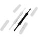 Qtqgoitem Plastic Dual Head Spiral Tip Earpick Ear Wax Remover 2PCS White Black - Model 4ac 841 26b 49c 513 - Buy Online on GoSupps.com