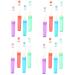 Minkissy 16 Stk Reise Feine toothbrush Hand toothbrush Children's car toothbrush tongue toothbrush family toothbrush travel foldable toothbrush children's toothbrush travel little toothbrush pp light