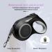 DISSICE Retractable Dog Leash with LED Light 16ft & Anti-Slip Handle for Dogs up to 66 lbs 360 Tangle-Free One Button Brake & Lock (M) - Buy Online on GoSupps.com