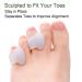Welnove Gel Pinky Toe Separators - Pack of 12 | Prevent Rubbing & Relieve Pressure - Buy Online on GoSupps.com