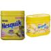 Nesquik Strawberry Powder Tub 500 g (Pack of 10) & Banana Milkshake Mix 300g