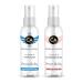 CA Perfume Impression of (Aventura + Flowerbloom) Travel Size Sample Fragrance Refillable Atomizer Long Lasting Eau de Parfum (Cologne) Sprayer / 2 Fl Oz/ 60 ml Aventus + Flowerbomb Impression